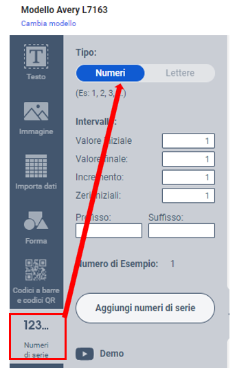 Sequential Numbers or Letters