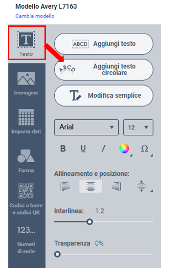 Navigate Curved Text